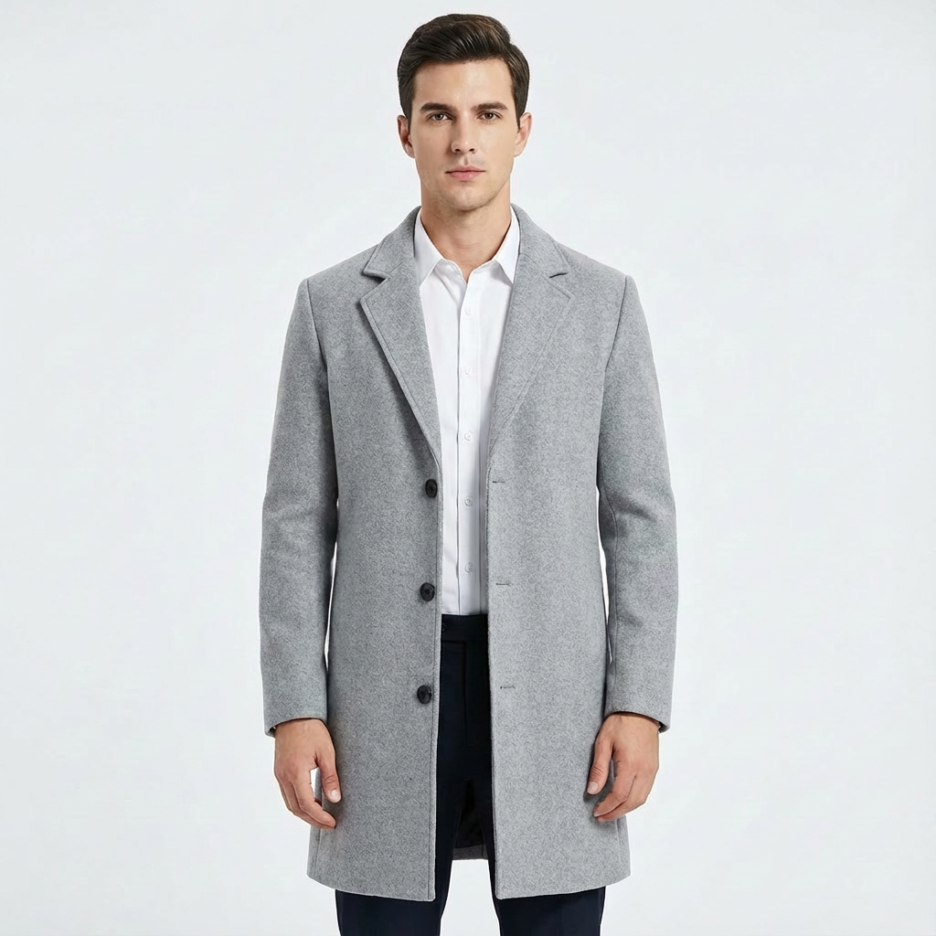 Angus | Men's Long Coat Topcoat