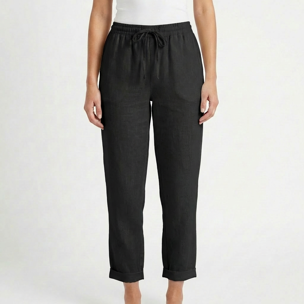 Ava | Women's Joggers With Elastic Waist And Tapered Legs | Casual