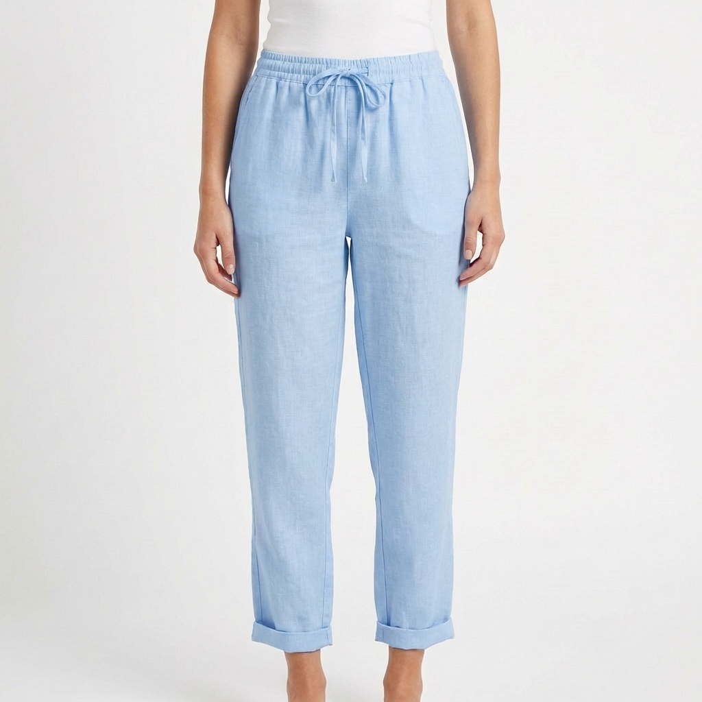 Ava | Women's Joggers With Elastic Waist And Tapered Legs | Casual