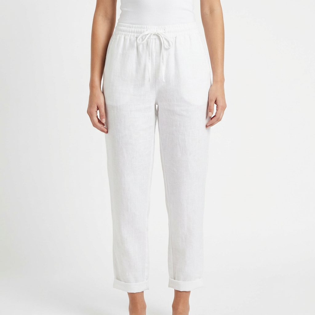 Ava | Women's Joggers With Elastic Waist And Tapered Legs | Casual