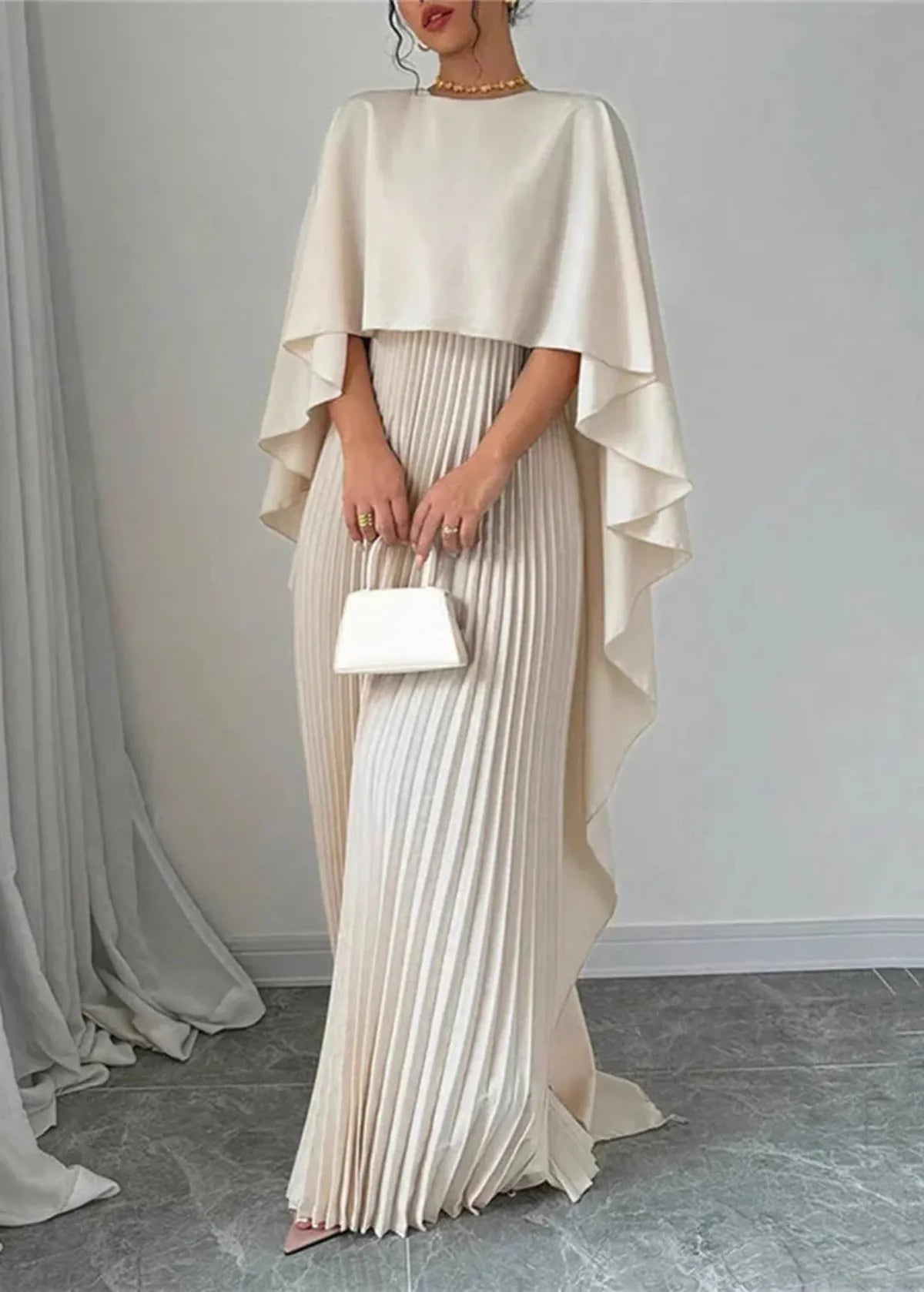 Women's Batwing Sleeve Maxi Dress For Wedding Guests