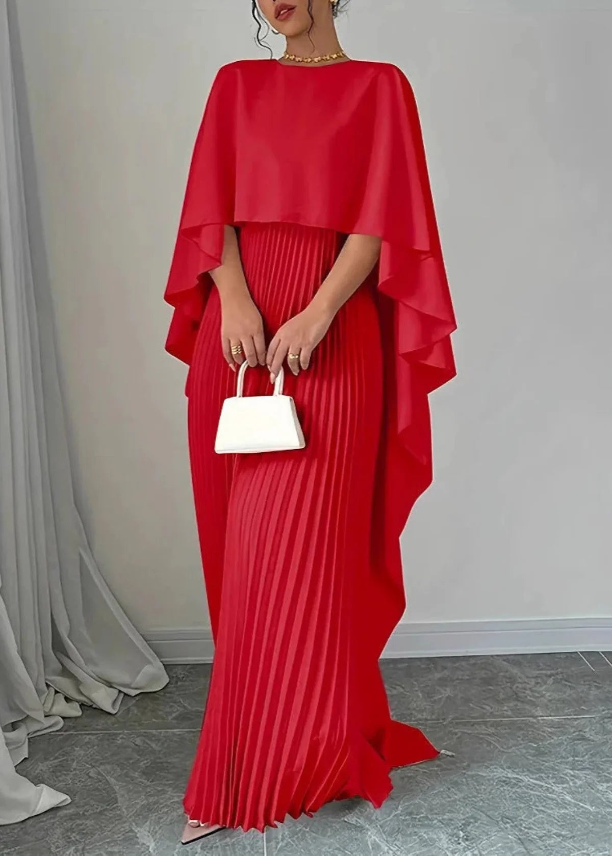 Women's Batwing Sleeve Maxi Dress For Wedding Guests