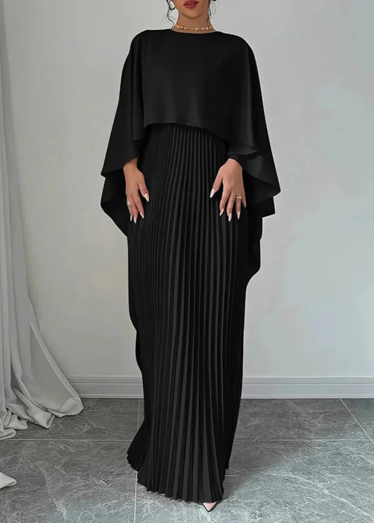 Women's Batwing Sleeve Maxi Dress For Wedding Guests