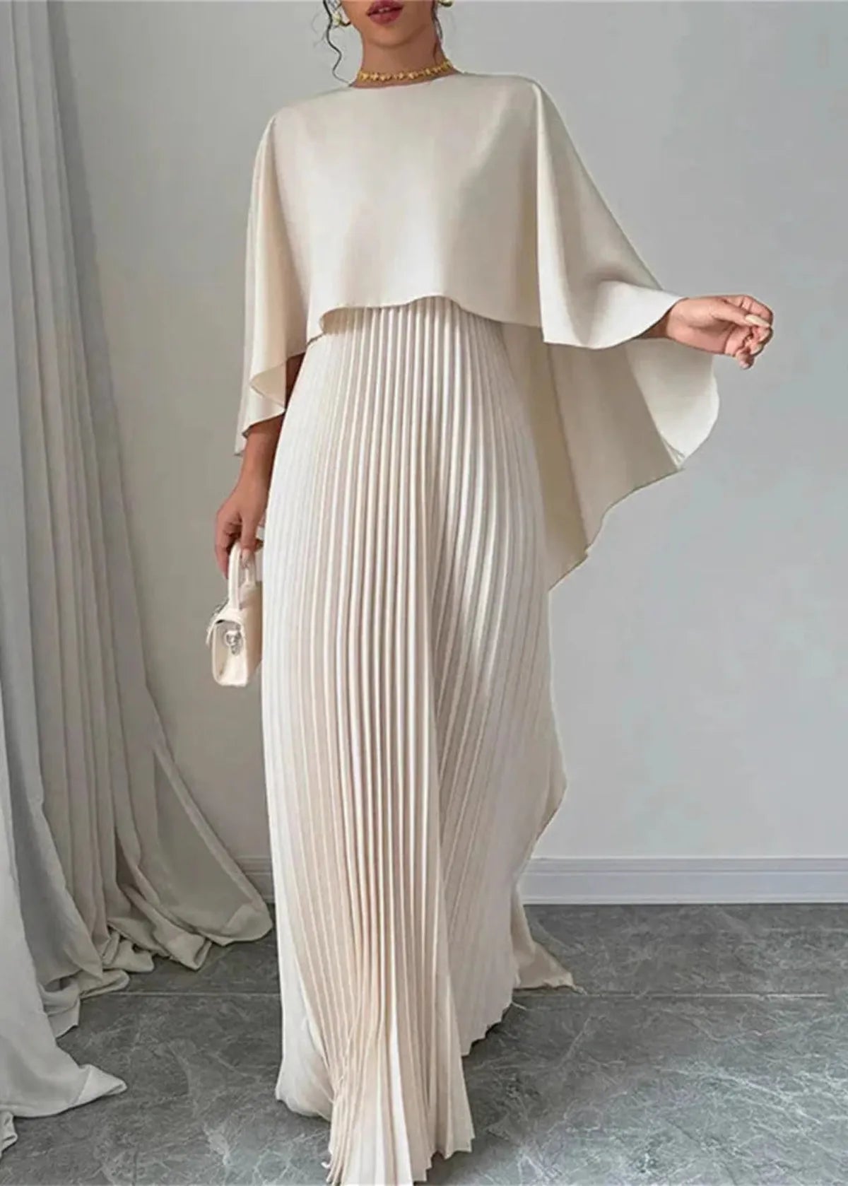 Women's Batwing Sleeve Maxi Dress For Wedding Guests