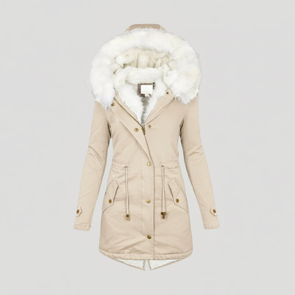 Betty | Women's Belted Parka Jacket - Image 4