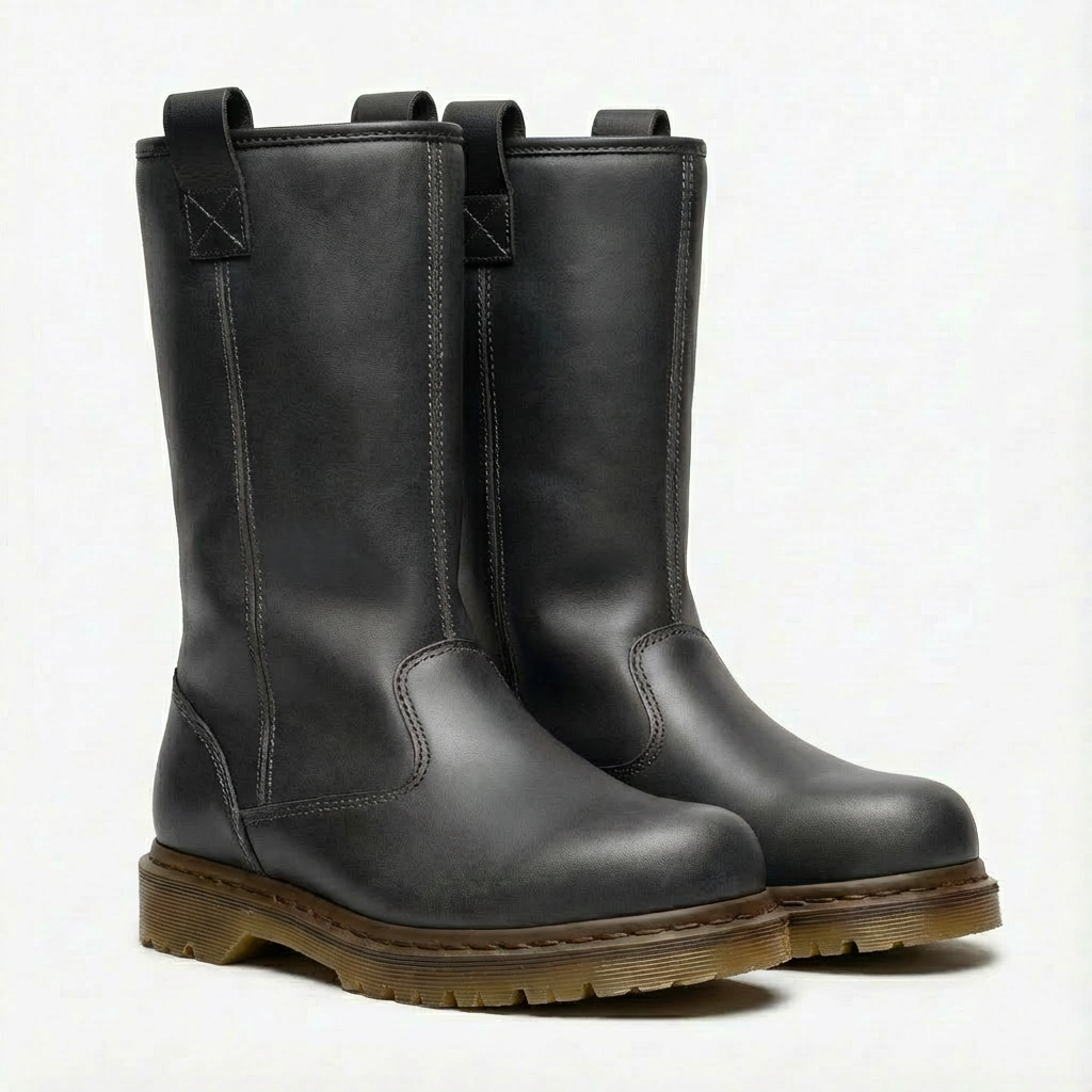 Betty | Women's Mid-Calf Leather Pull-On Boots