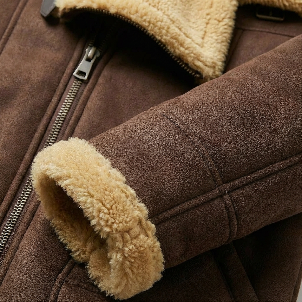 Bradley | Men's Shearling Aviator Jacket