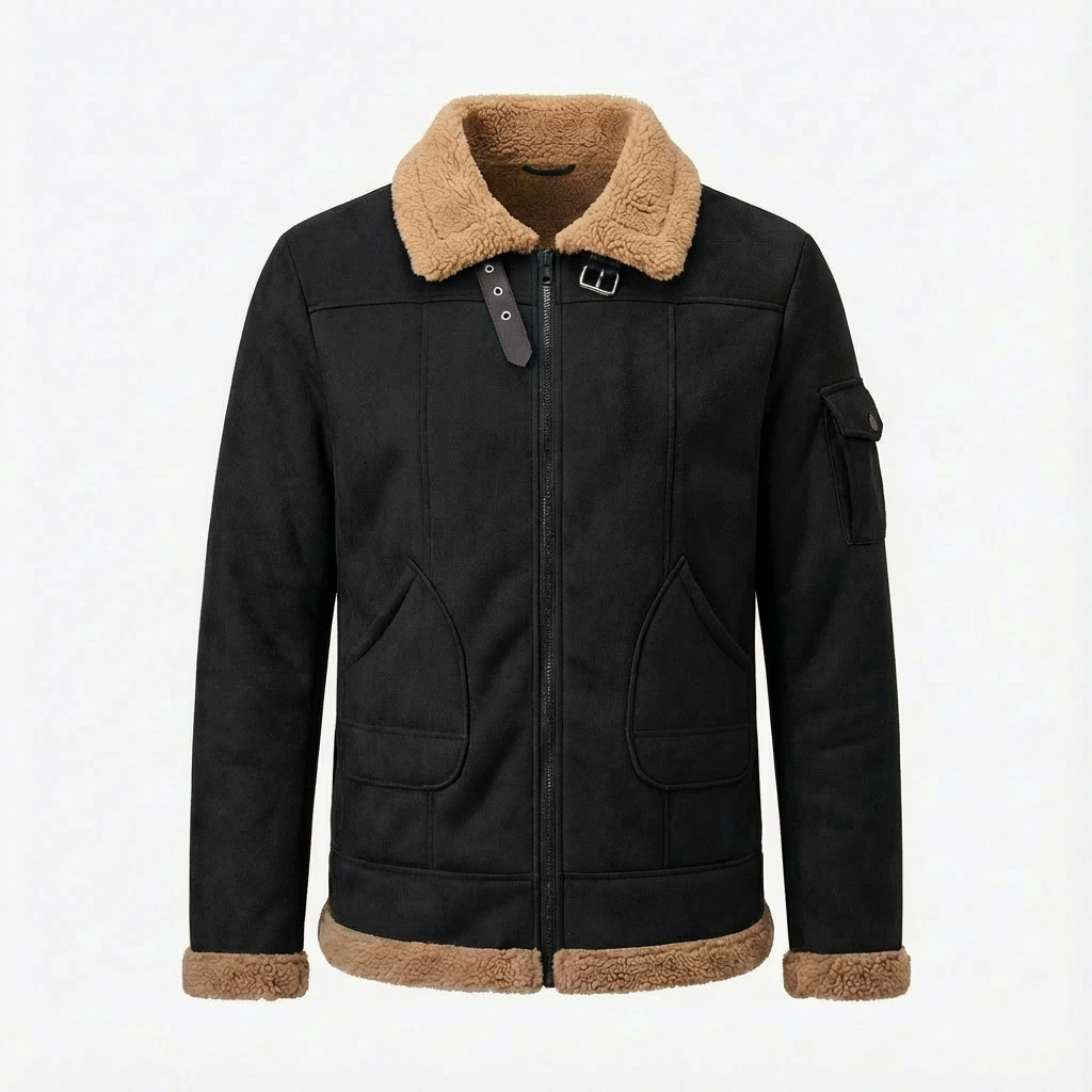 Bradley | Men's Shearling Aviator Jacket