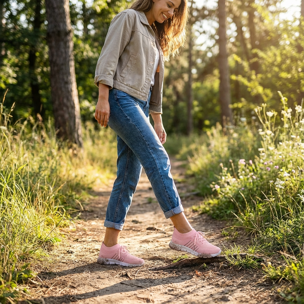 Candice | Women's Lace-Up Knit Sneakers