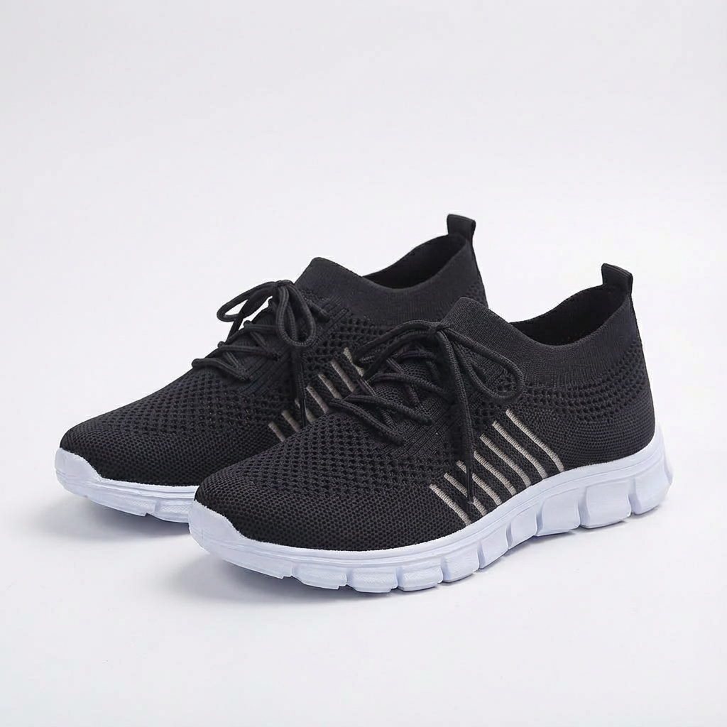 Candice | Women's Lace-Up Knit Sneakers