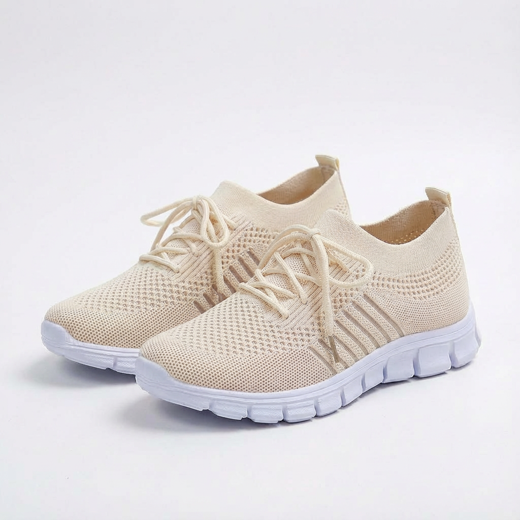 Candice | Women's Lace-Up Knit Sneakers