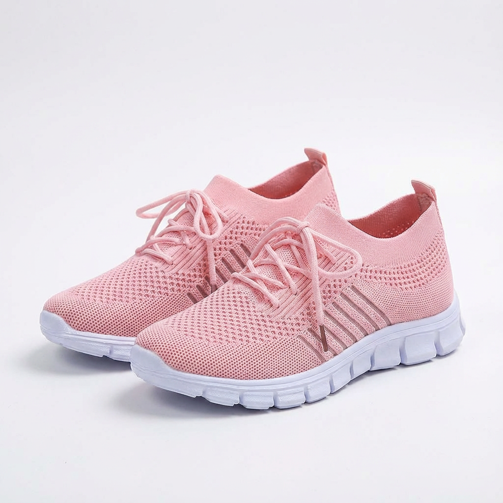 Candice | Women's Lace-Up Knit Sneakers