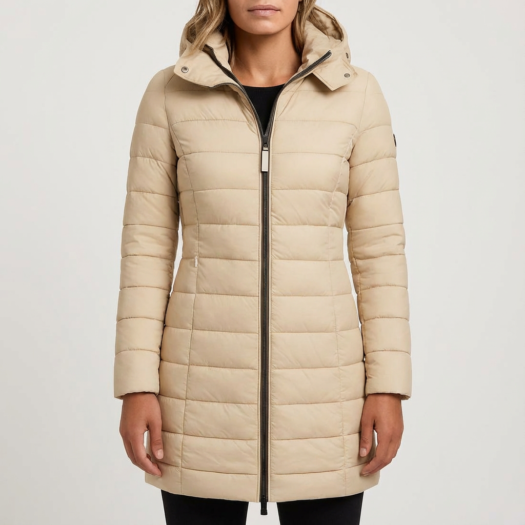 Casey | Women's Hooded Longline Puffer Jacket