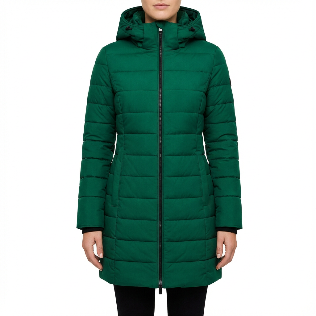 Casey | Women's Hooded Longline Puffer Jacket