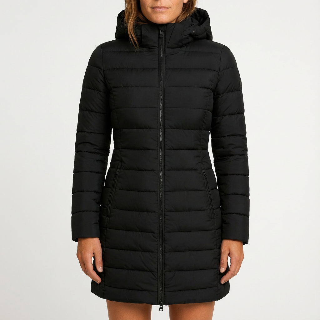 Casey | Women's Hooded Longline Puffer Jacket