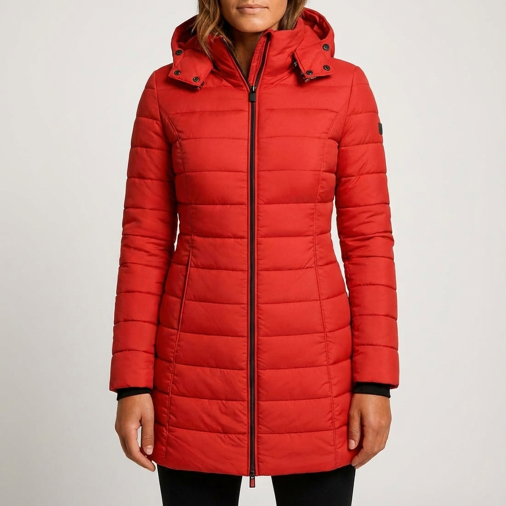 Casey | Women's Hooded Longline Puffer Jacket
