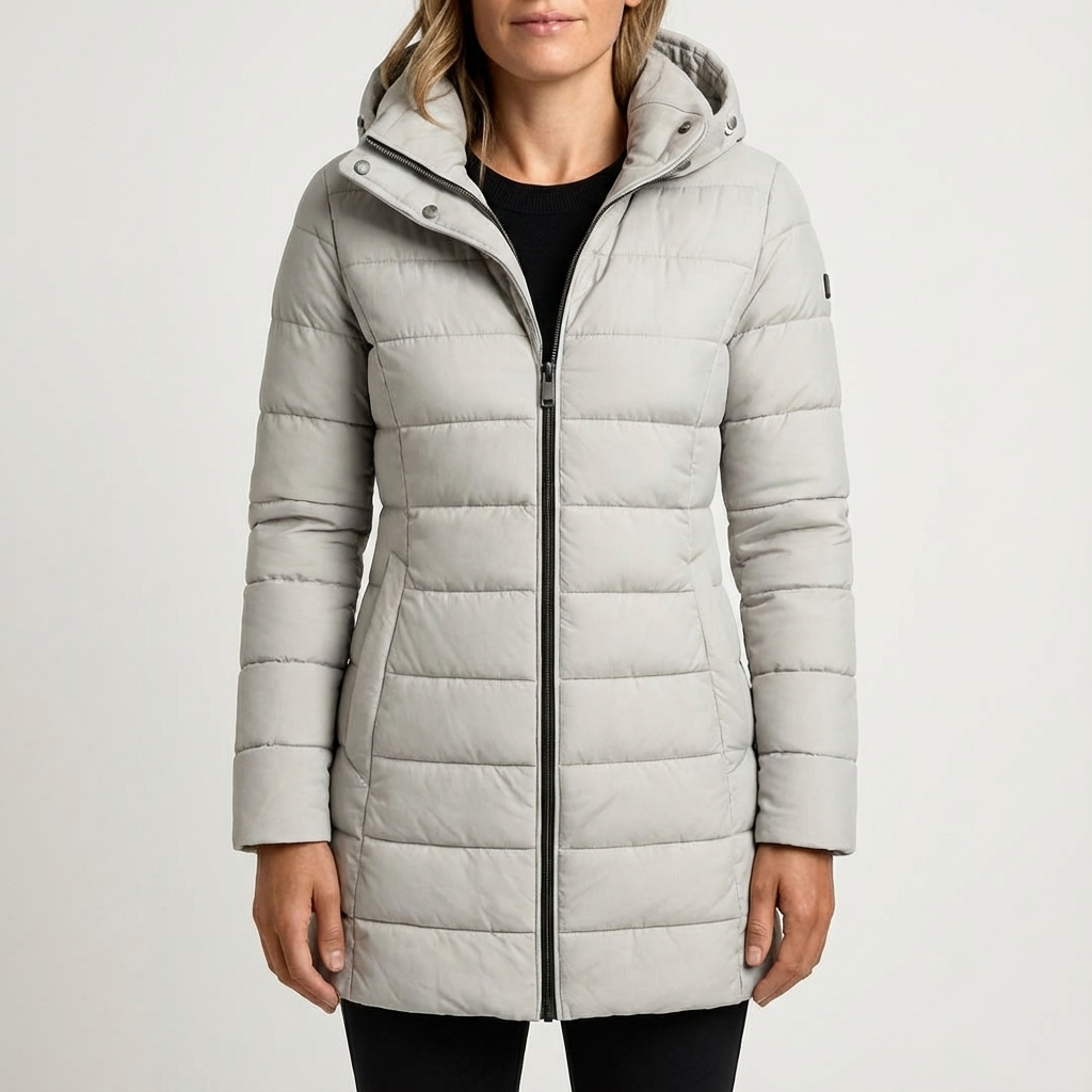 Casey | Women's Hooded Longline Puffer Jacket