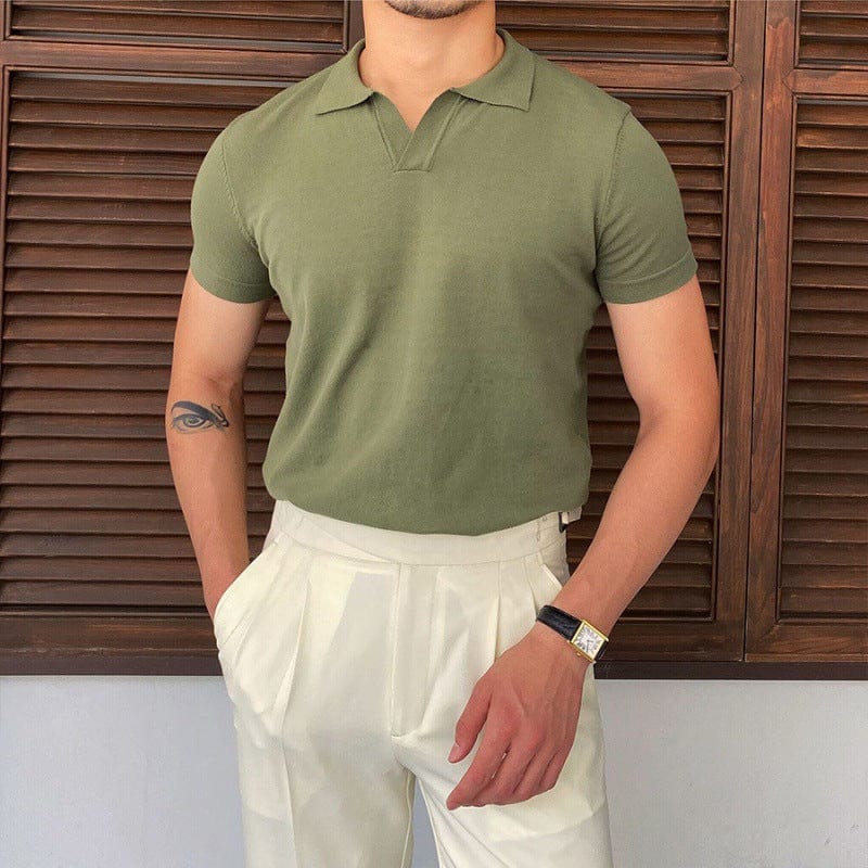 Casual Men’s Polo Shirt with Tailored Fit