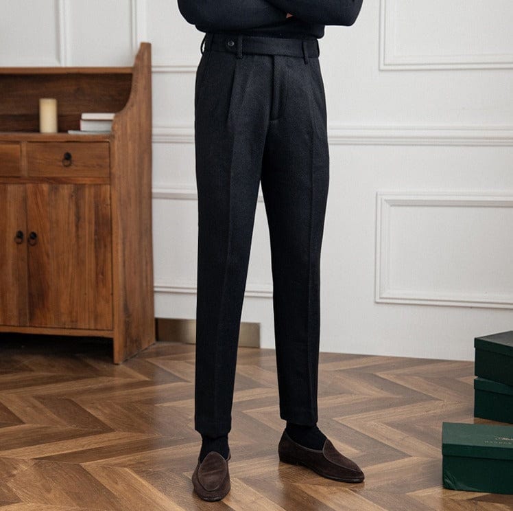 Casual Wool Pants for Men – Tailored Fit, Versatile Style for Formal and Casual Occasions