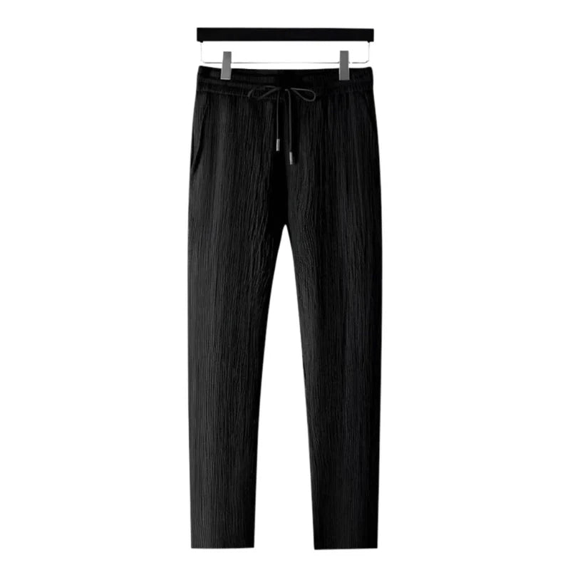 Men's Classic Cotton Polo Set & Straight-Leg Pants