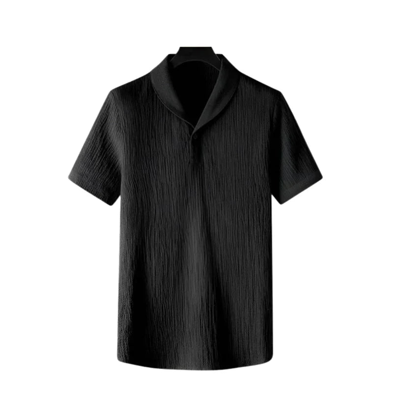 Men's Classic Cotton Polo Set & Straight-Leg Pants
