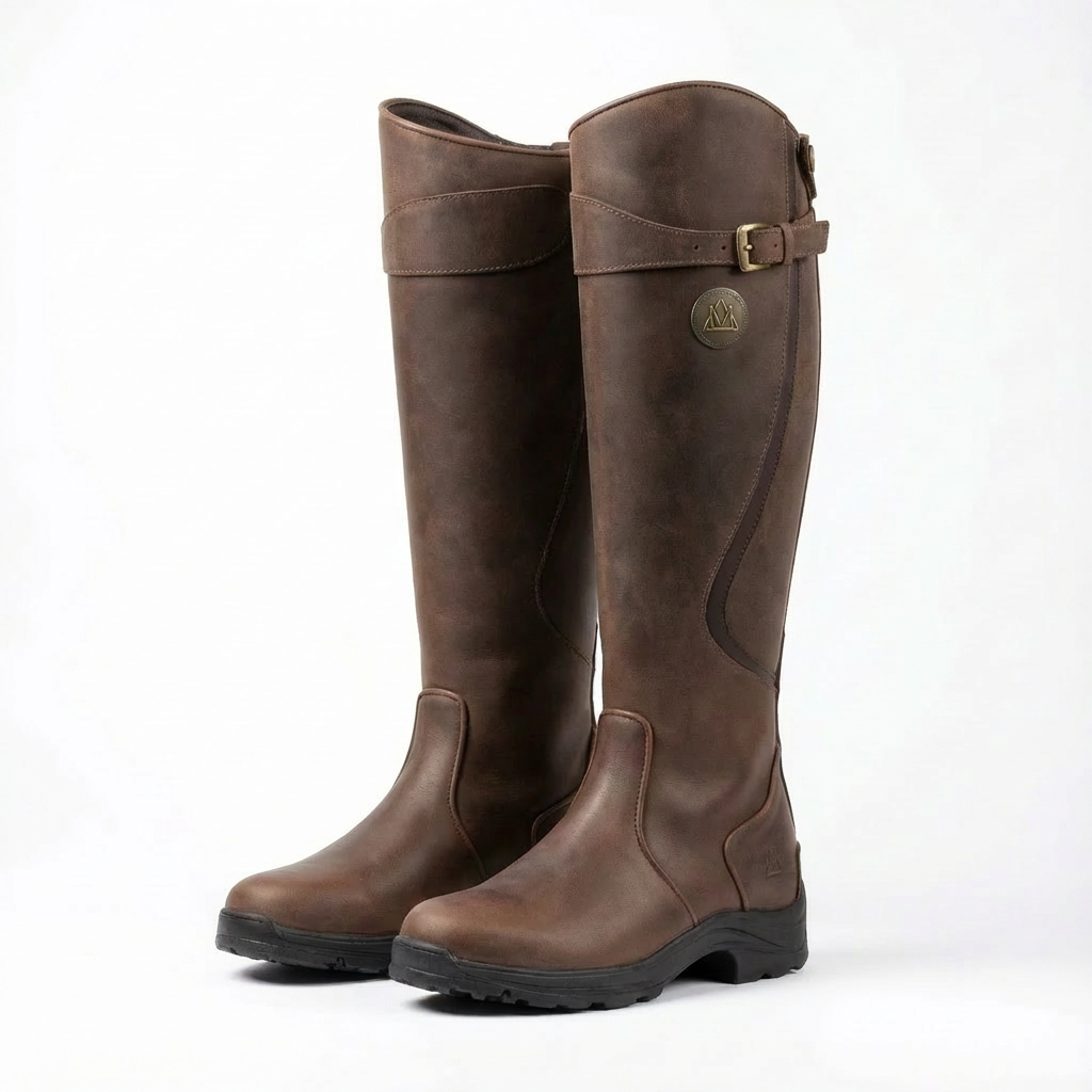 Daniela | Women's Buckle Knee High Boots