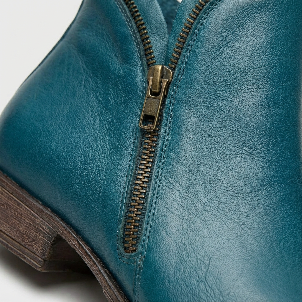 Faith | Women's Zipper Low Heel Ankle Boots