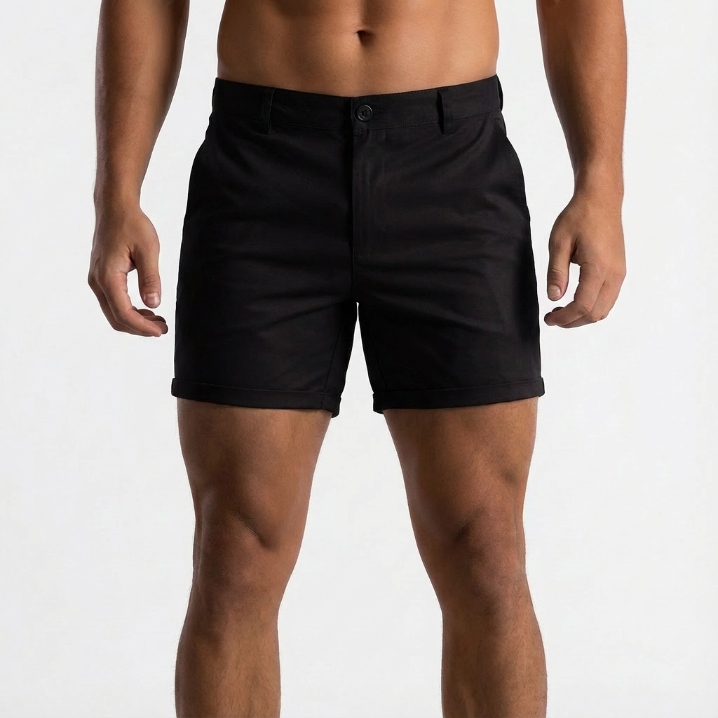 George | Men's Chino Shorts With Flat Front And Side Pockets | Summer-Ready