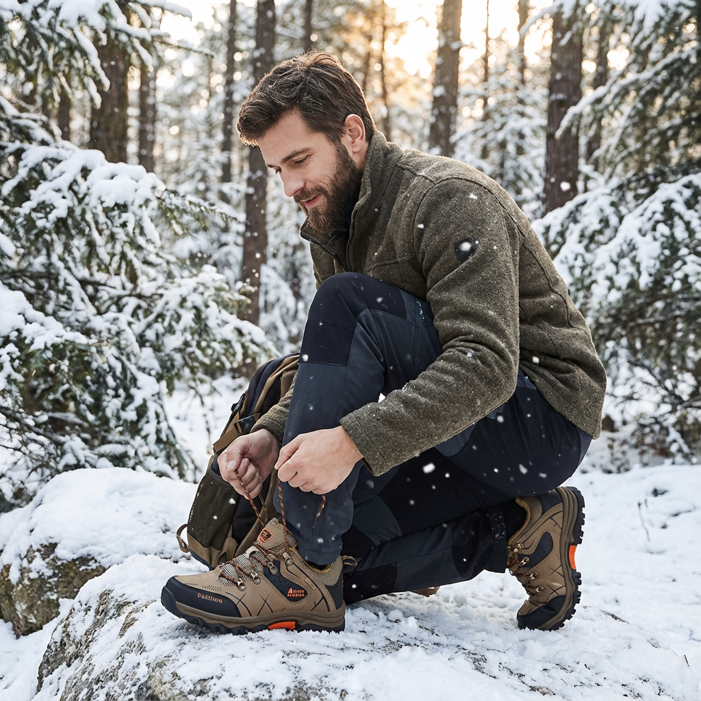 George | Men's Hiking Shoe With Padded Collar And Chunky Sole | Rugged