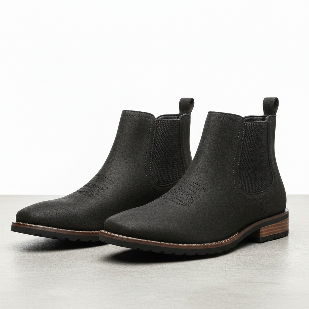 Harry | Men's Chelsea Boots With Elastic Panels And Pull Tab | Vintage