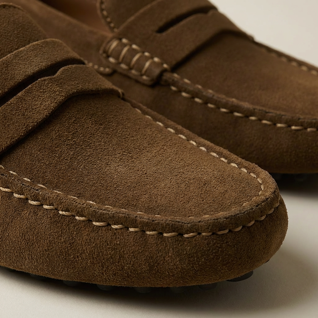 Harry | Men's Driving Loafers With Penny Strap And Low Profile | Smart