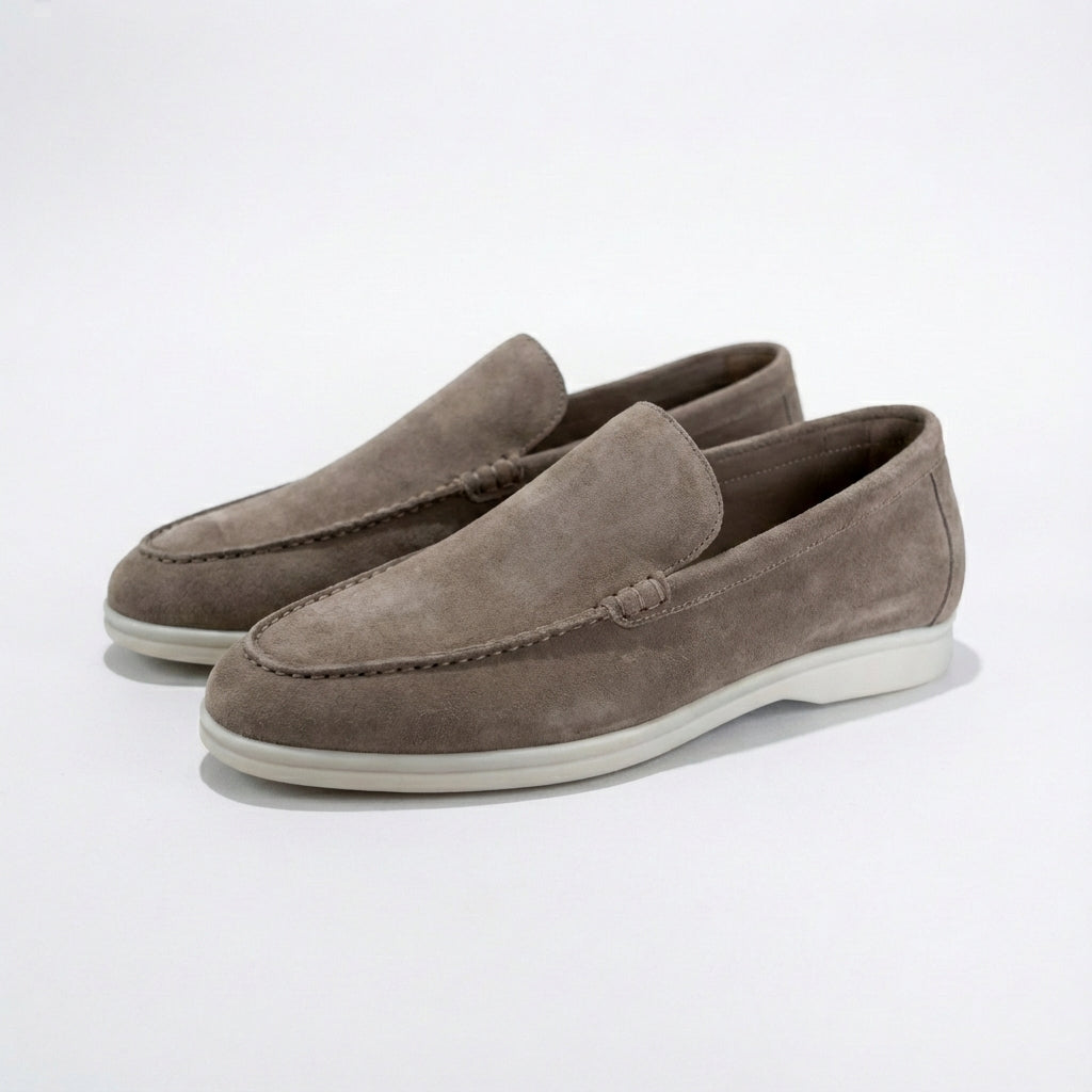 Harry | Men's Loafers With Slip-On Design And Contrast Sole | Laid-Back