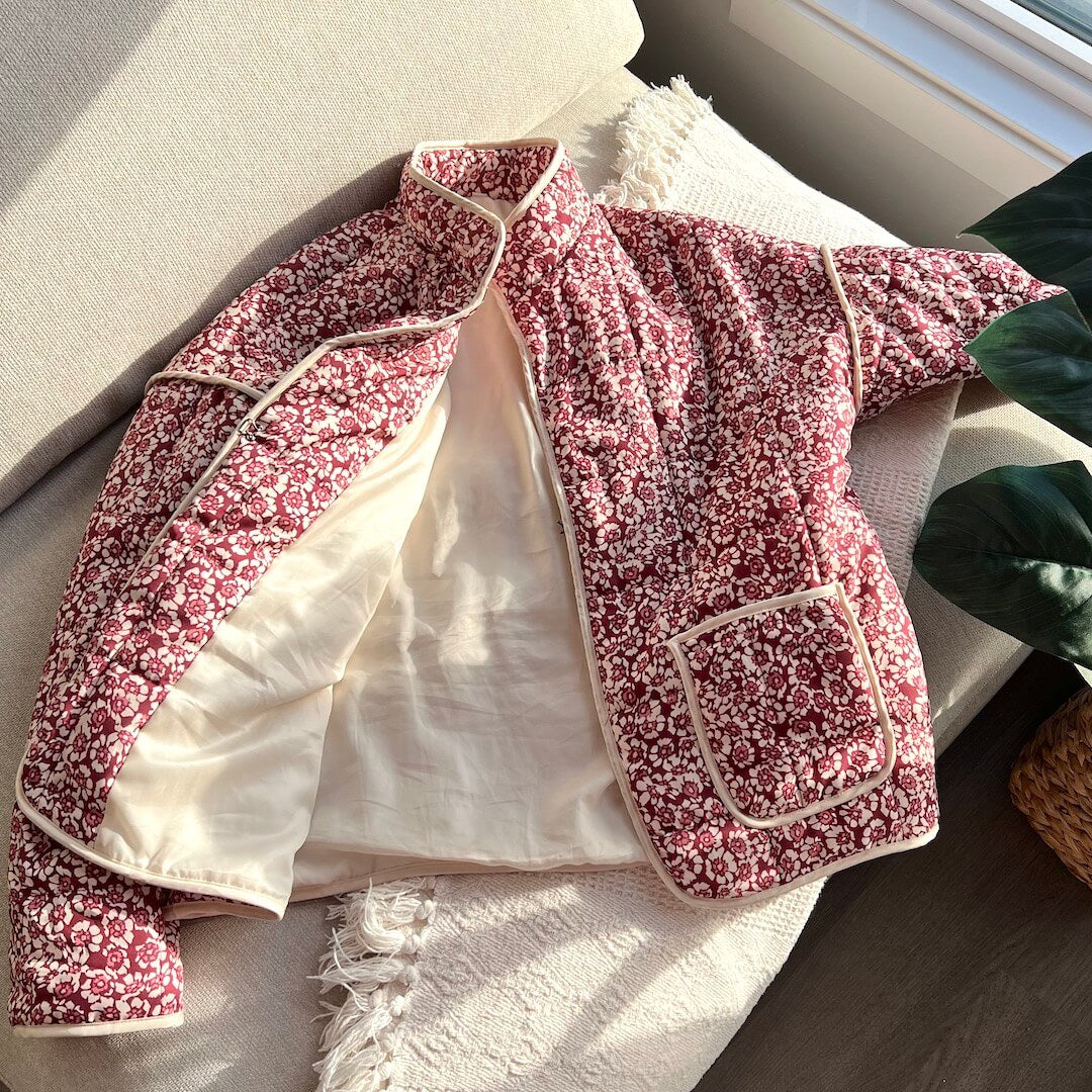 LILY FLORAL OVERSIZED JACKET FOR WOMEN