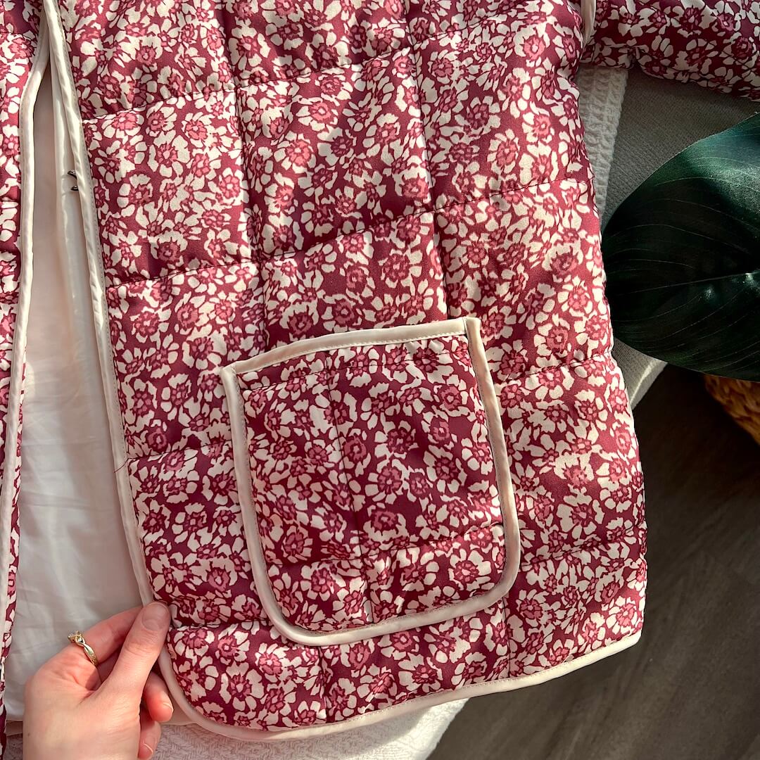 LILY FLORAL OVERSIZED JACKET FOR WOMEN