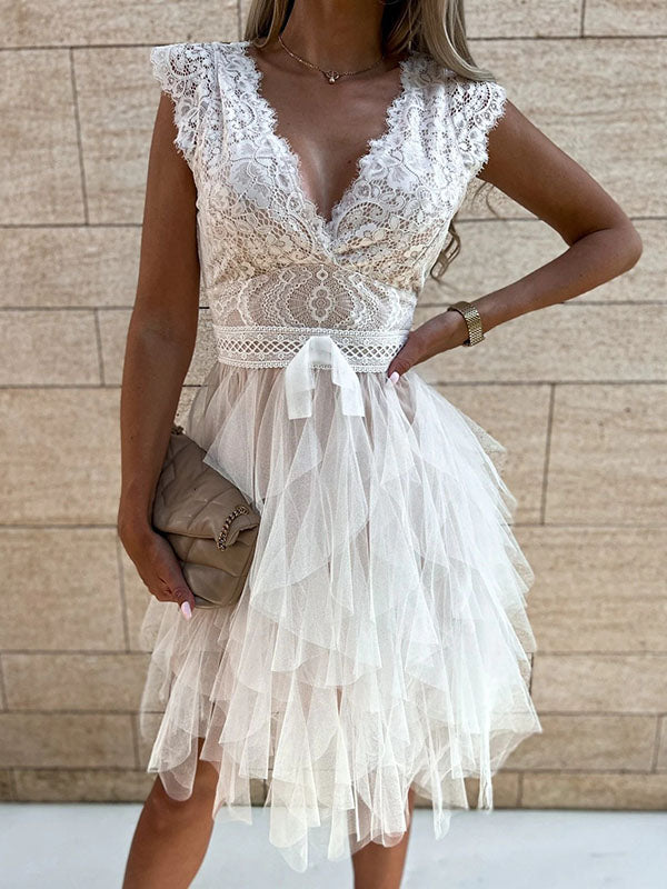 STATEMENT MINI COCKTAIL SUMMER DRESS FOR WOMEN