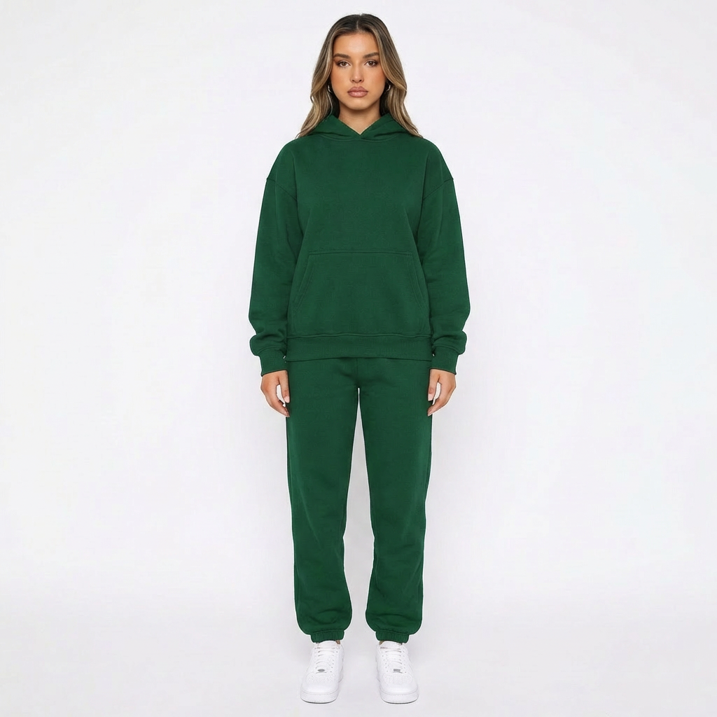 Isla | Women's Loungewear Set With Hooded Top And Tapered Joggers | Relaxed