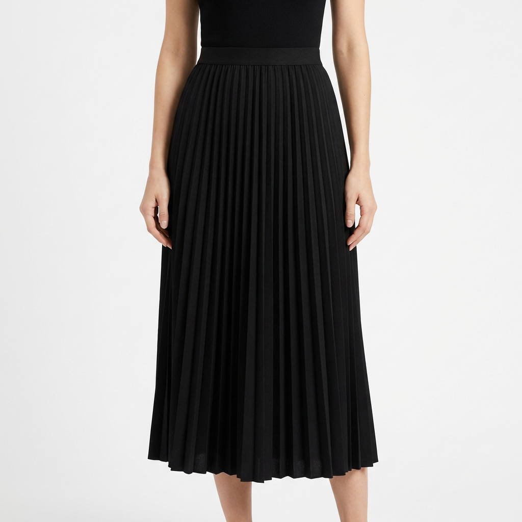 Isla | Women's Pleated Skirt With Accordion Pleats And Midi Length | Elegant