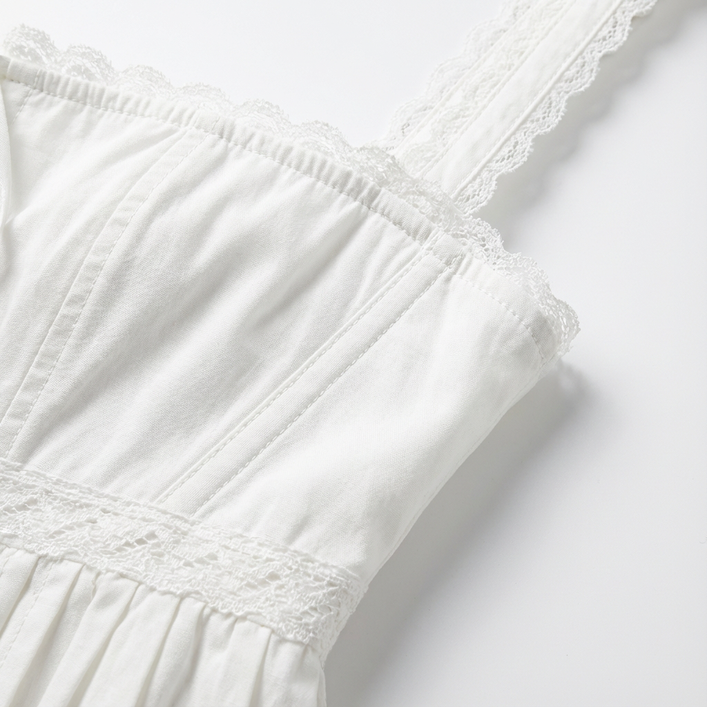 Ivy | Women's White Corset Mini Dress With Lace Detail And Bow Front | Chic