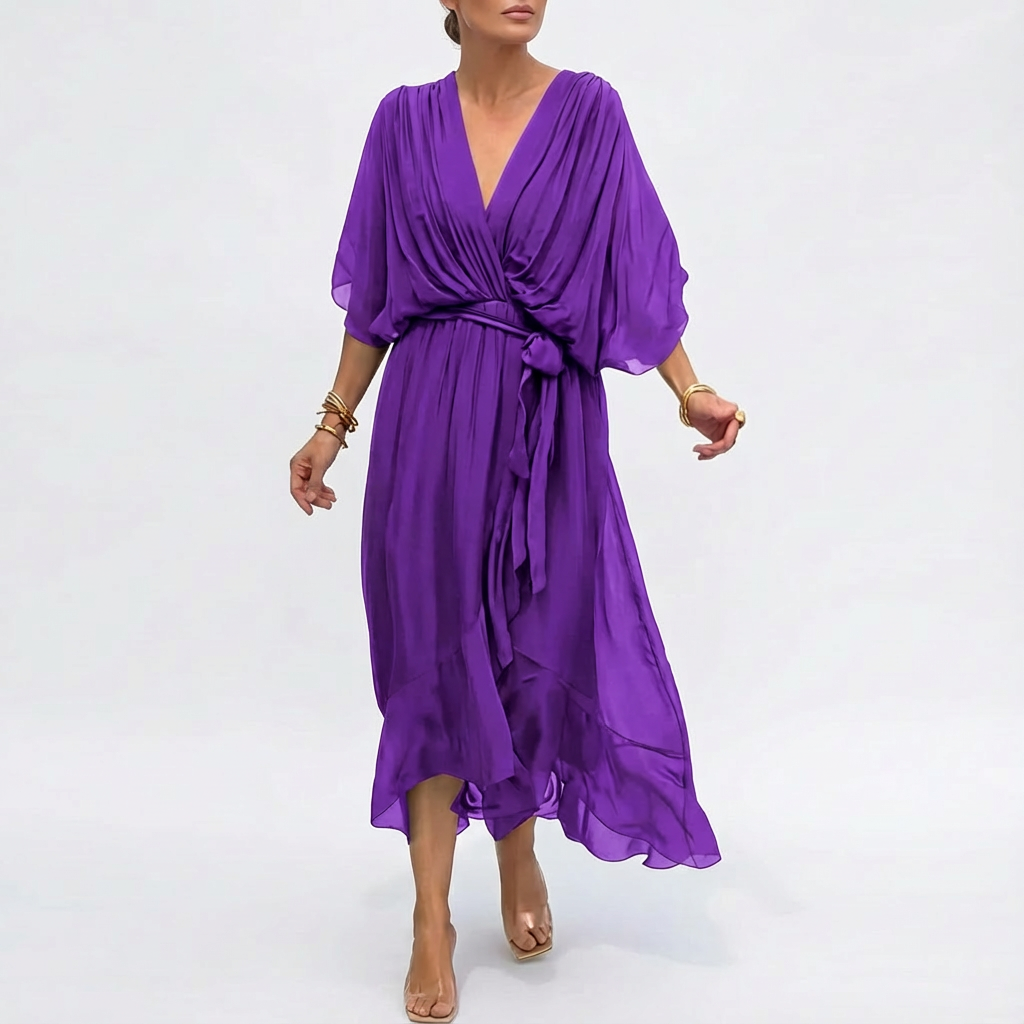 Jemma | Women's Wrap Midi Dress