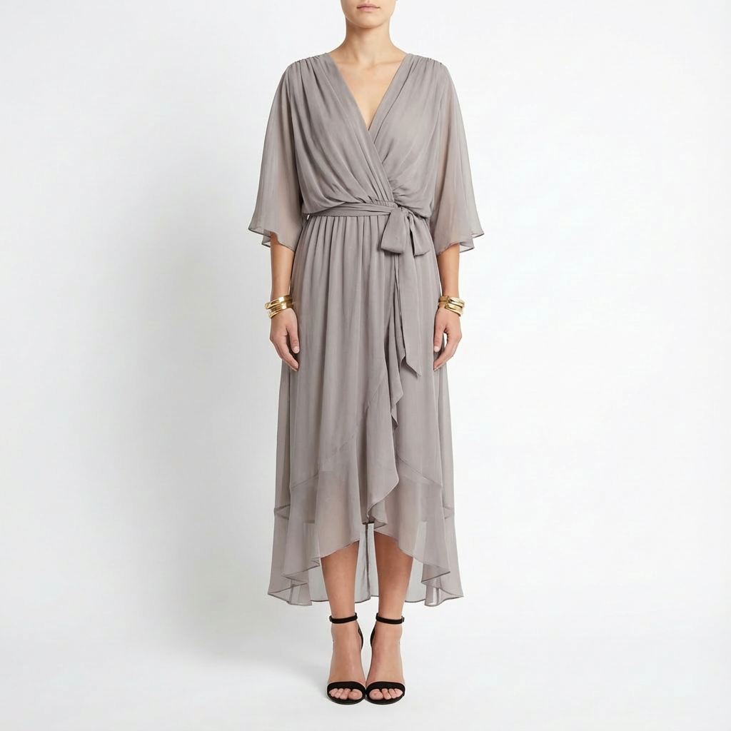 Jemma | Women's Wrap Midi Dress