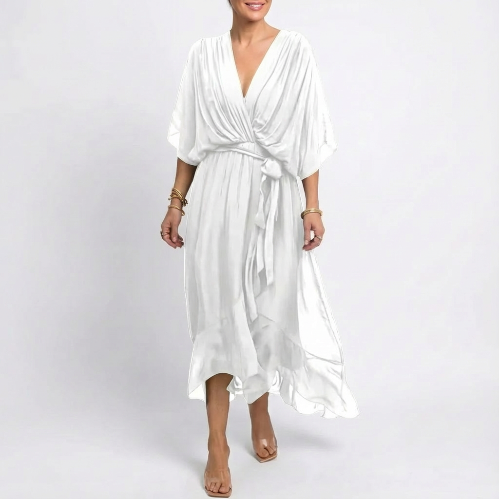 Jemma | Women's Wrap Midi Dress