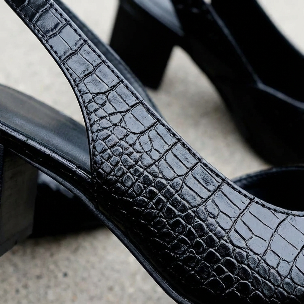 Joanna | Women's Slingback Pointed Toe Block Heels