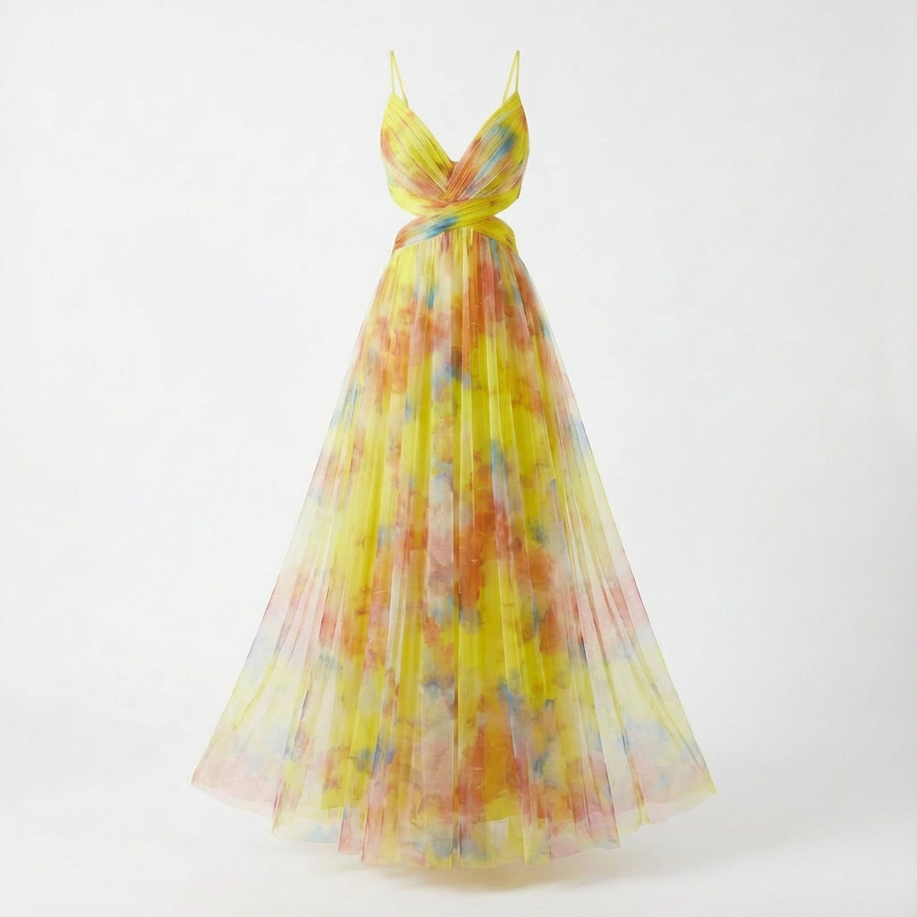 Judy | Women's Spaghetti Strap Maxi Dress