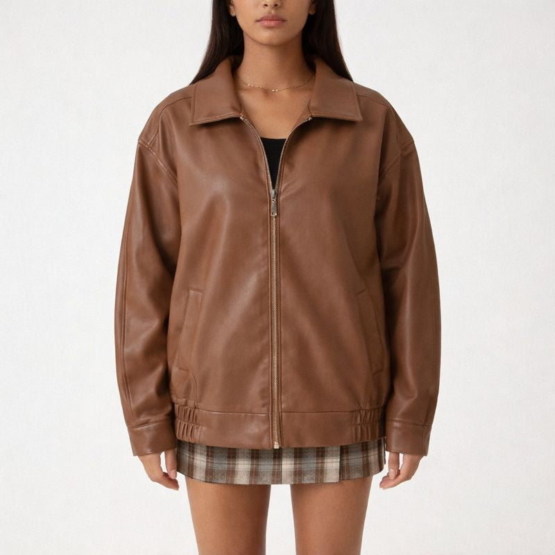 Kay | Women's Oversized Bomber Jacket