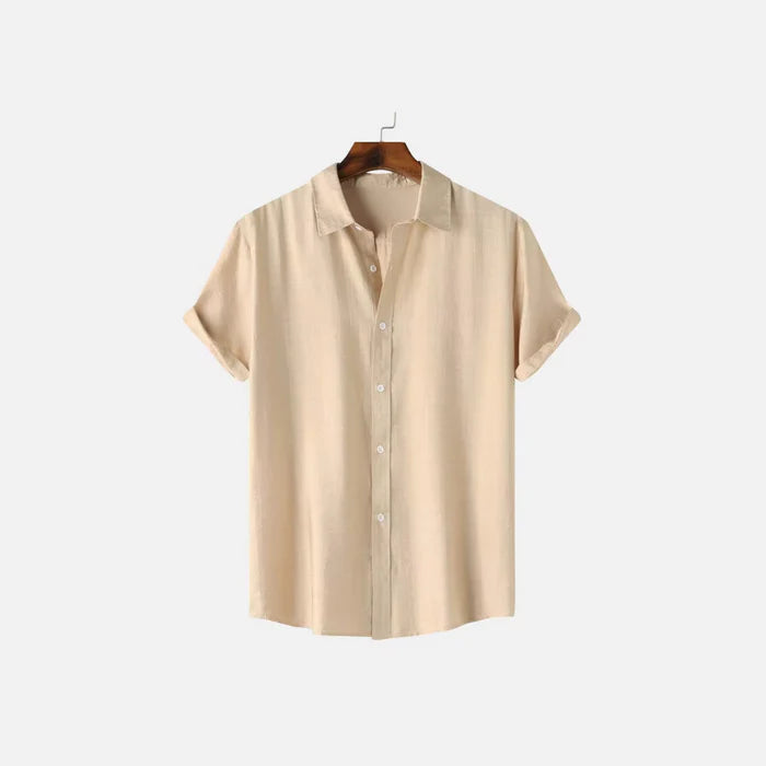 Classic Linen Button Down Shirt for Men