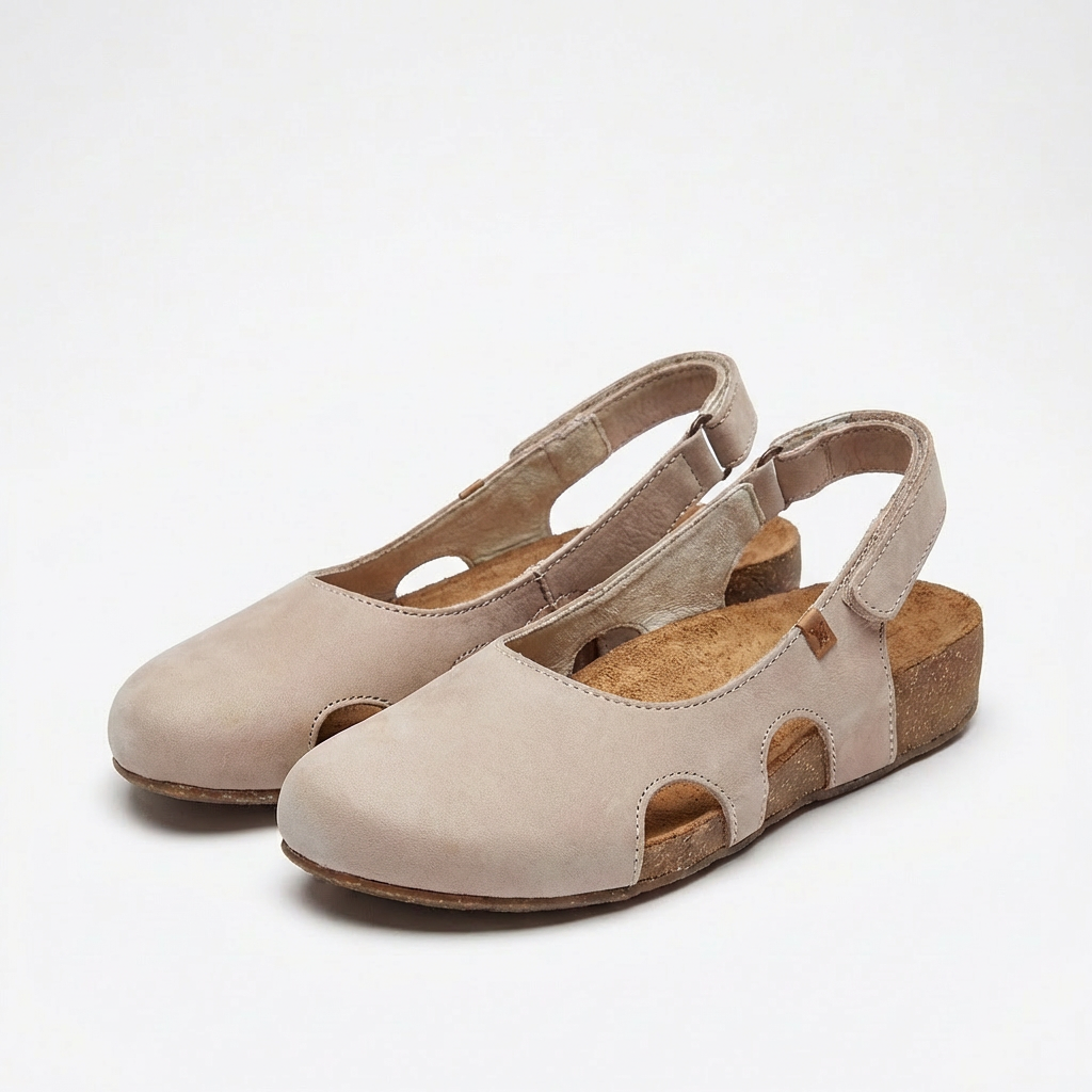 Luna | Women's Mary Jane Flats With Ankle Strap And Rounded Toe | Vintage