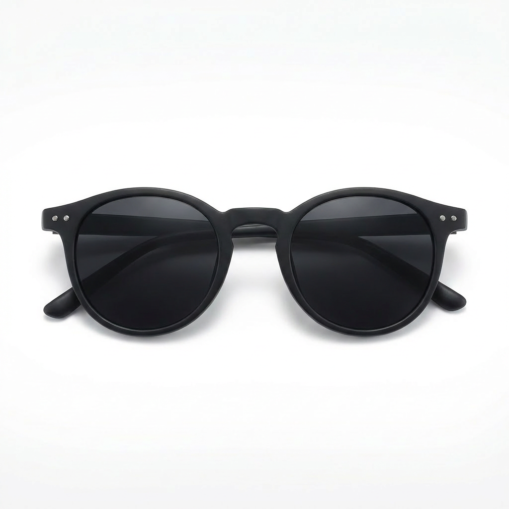 Luna | Women's Round Sunglasses With Full Rim And Keyhole Bridge | Retro