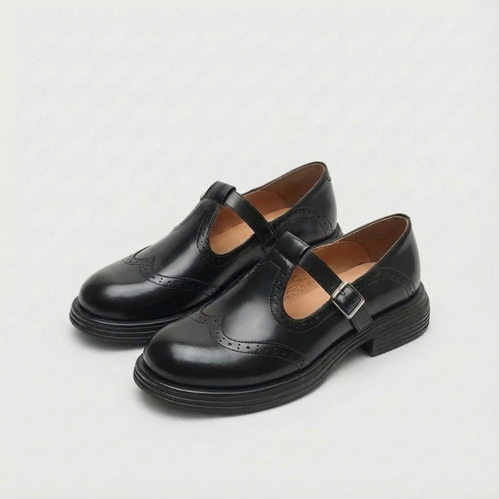 Maya | Women's Mary Jane Platform Buckle Shoes