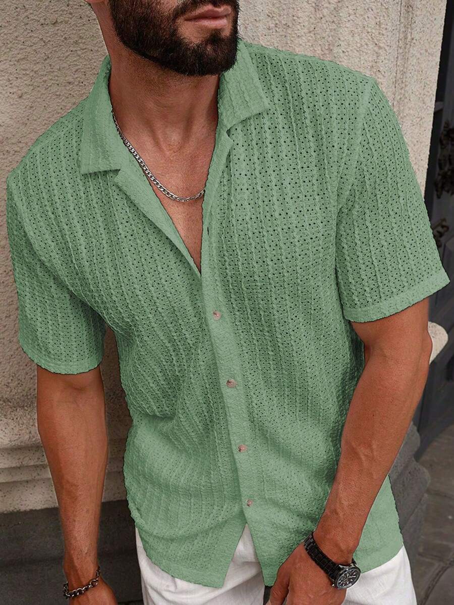Men's Short Sleeve Summer Casual Shirt