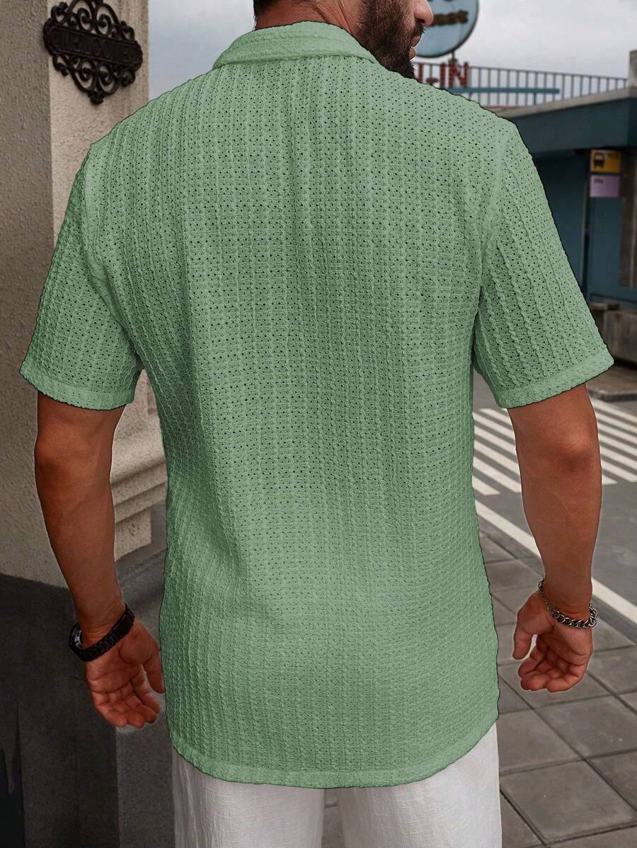 Men's Short Sleeve Summer Casual Shirt